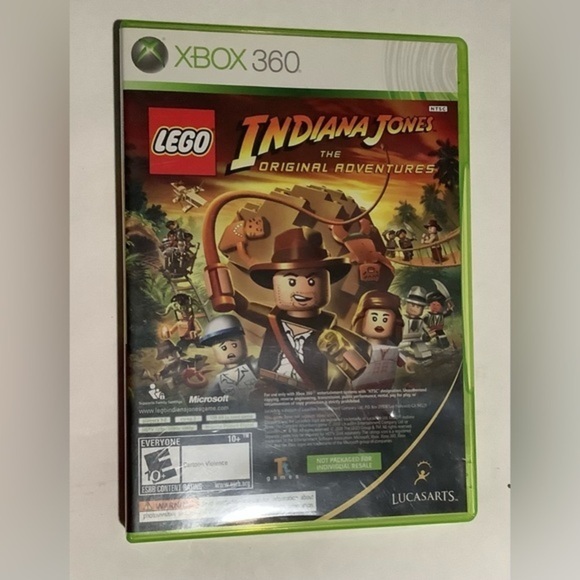 LEGO Indiana Jones: The Original Adventures Xbox 360 - Green Edition - Picture 1 of 4